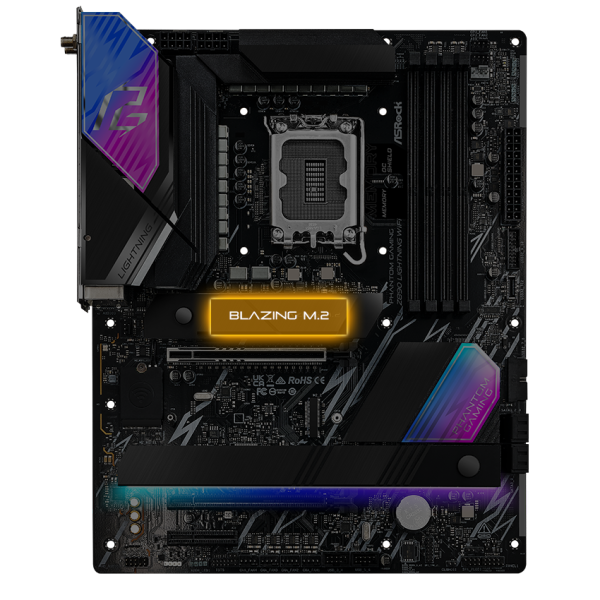 ASRock MB Sc LGA1851 Z890 LIGHTNING WIFI - Intel Z890 - 4xDDR5 - 1xHDMI - 2xThunderbolt - WI-FI (Z890LIGHTNINGWIFI)
