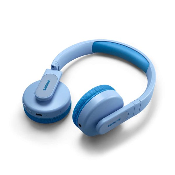 Philips TAK4206BL/00 hoofdtelefoon/headset Bedraad en draadloos Hoofdband Oproepen/muziek USB Type-C Bluetooth Blauw