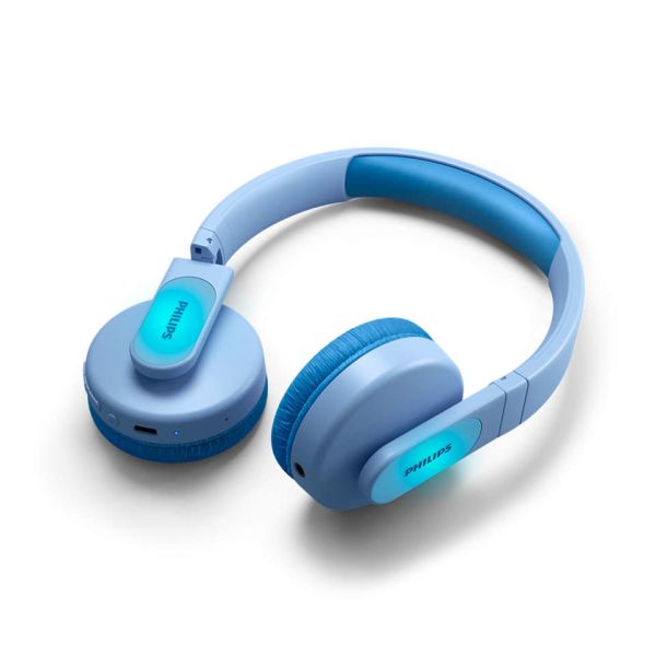 Philips TAK4206BL/00 hoofdtelefoon/headset Bedraad en draadloos Hoofdband Oproepen/muziek USB Type-C Bluetooth Blauw