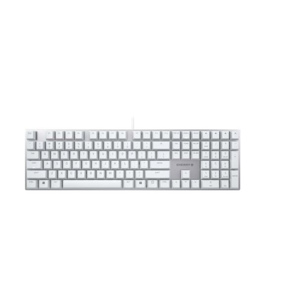CHERRY KC 200 MX toetsenbord Universeel USB QWERTY Engels Zilver, Wit (G80-3950LIBUS-1)
