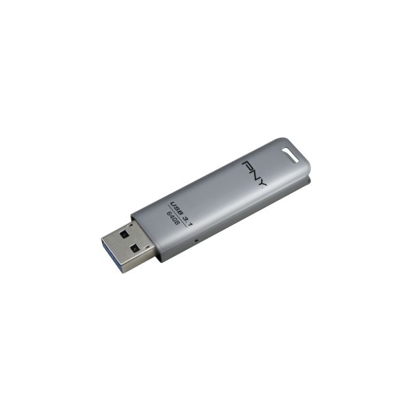 PNY FD64GESTEEL31G-EF USB flash drive 64 GB 3.2 Gen 1 (3.1 Gen 1) Roestvrijstaal (FD64GESTEEL31G-EF)