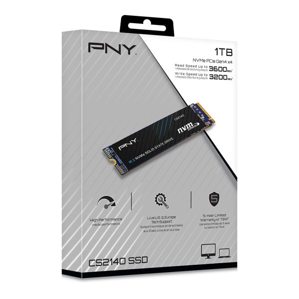 PNY CS2140 1TB M.2 NVMe (M280CS2140-1TB-RB)