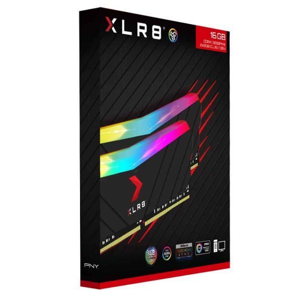 PNY XLR8 Gaming geheugenmodule 16 GB 2 x 8 GB DDR4 3200 MHz (MD16GK2D4320016XRGB)
