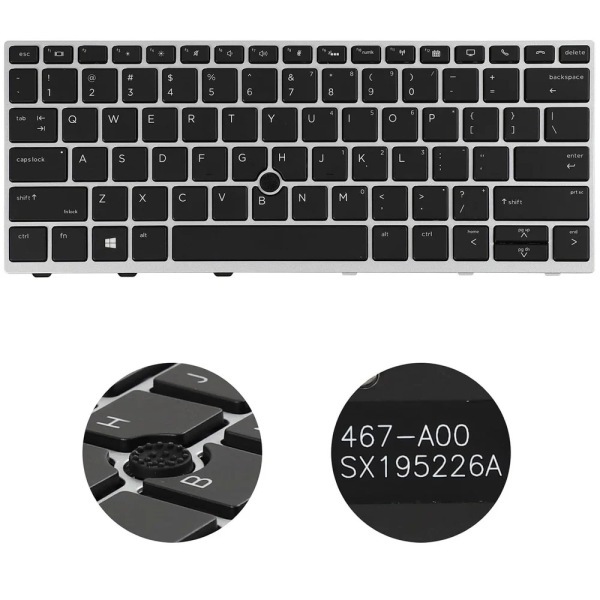 HPI SPS-KEYBOARD BL W/POINT Stick PVCY NOR (L15500-091)