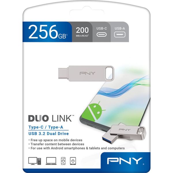 PNY PNYFDI256DULINKTYC USB flash drive (P-FDI256DULINKTYC-GE)