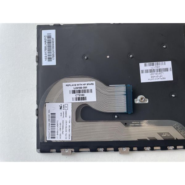 HP Toetsenbord met Backlight Privacy Density (L29189-081)
