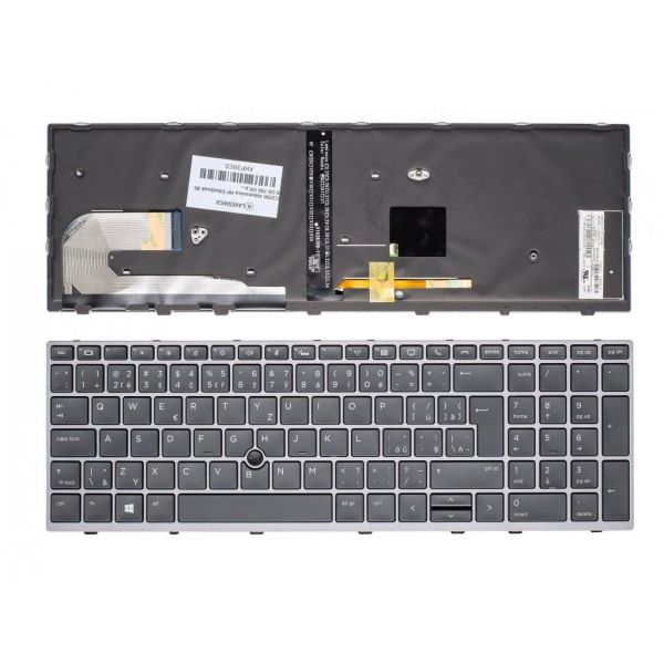 HP Keyboard met Backlight Privacy 15W EUROA5 (L29477-131)