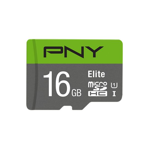PNY Elite microSDHC 16GB UHS-I Klasse 10 (P-SDU16GU185GW-GE)
