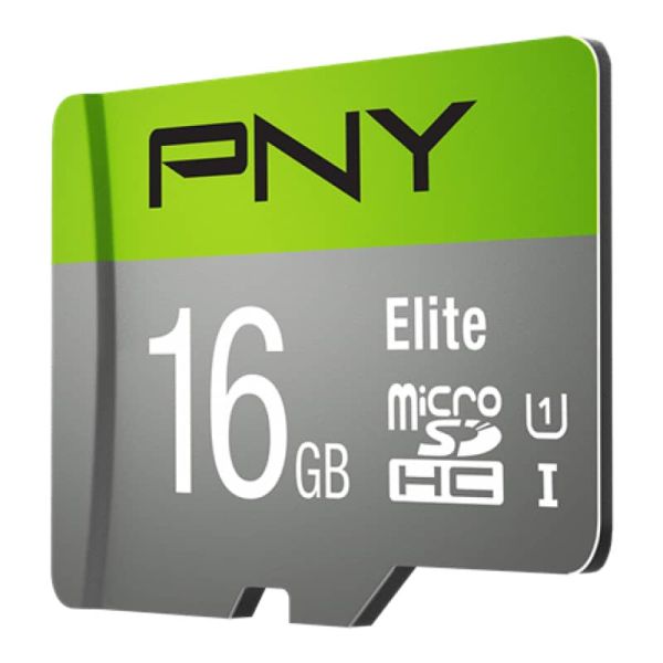 PNY Elite microSDHC 16GB UHS-I Klasse 10 (P-SDU16GU185GW-GE)