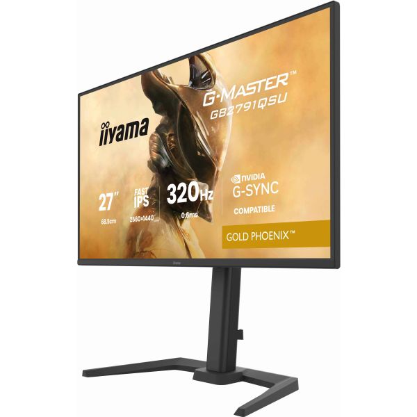 iiyama G-MASTER GB2791QSU-B1 computer monitor 68,6 cm (27") 2560 x 1440 Pixels Wide Quad HD Zwart (GB2791QSU-B1)