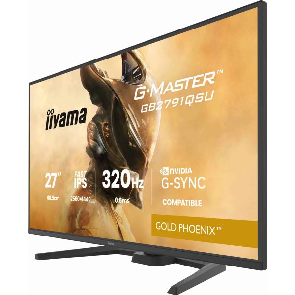 iiyama G-MASTER GB2791QSU-B1 computer monitor 68,6 cm (27") 2560 x 1440 Pixels Wide Quad HD Zwart (GB2791QSU-B1)