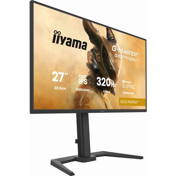iiyama G-MASTER GB2791QSU-B1 computer monitor 68,6 cm (27") 2560 x 1440 Pixels Wide Quad HD Zwart (GB2791QSU-B1)