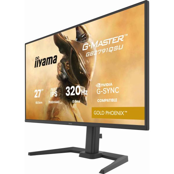 iiyama G-MASTER GB2791QSU-B1 computer monitor 68,6 cm (27") 2560 x 1440 Pixels Wide Quad HD Zwart (GB2791QSU-B1)
