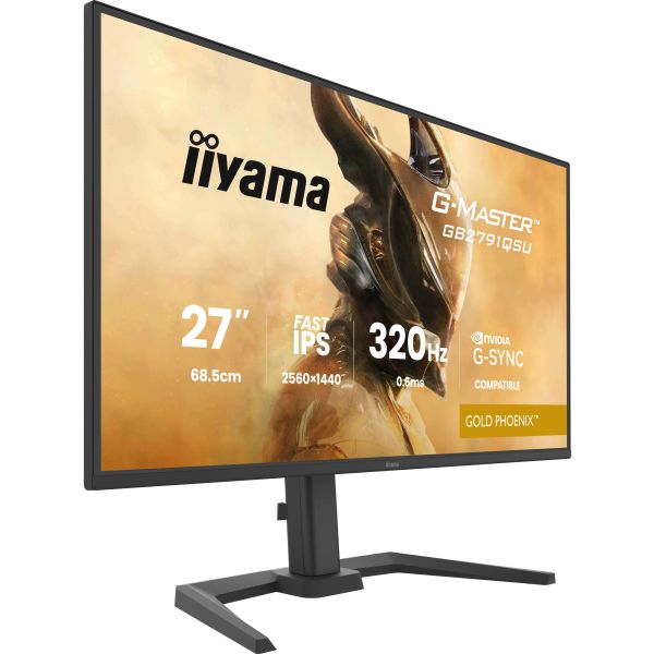 iiyama G-MASTER GB2791QSU-B1 computer monitor 68,6 cm (27") 2560 x 1440 Pixels Wide Quad HD Zwart (GB2791QSU-B1)