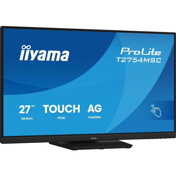 iiyama ProLite T2754MSC-B2AG computer monitor 68,6 cm (27") 1920 x 1080 Pixels Full HD Touchscreen (T2754MSC-B2AG)