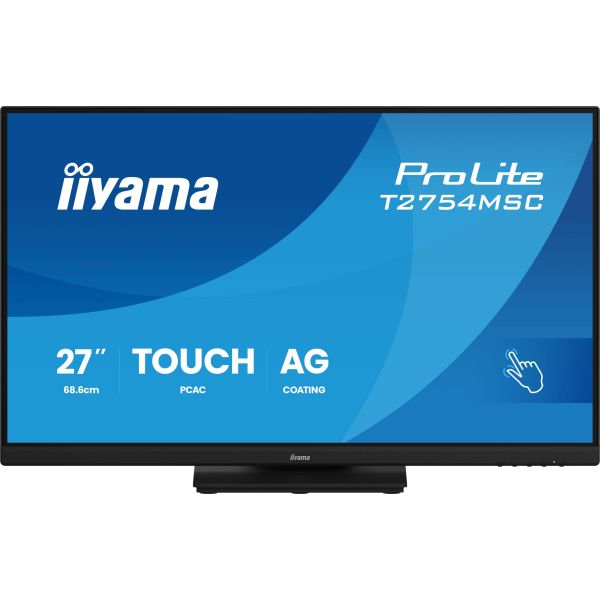 iiyama ProLite T2754MSC-B2AG computer monitor 68,6 cm (27") 1920 x 1080 Pixels Full HD Touchscreen (T2754MSC-B2AG)