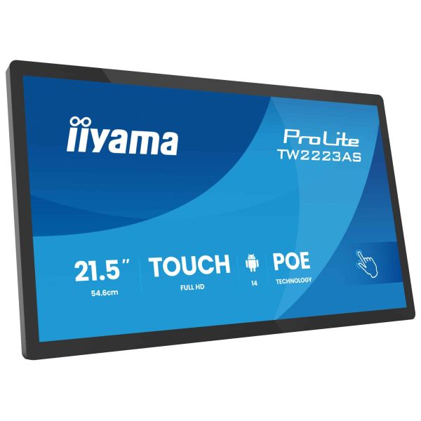iiyama ProLite TW2223AS-B3P computer monitor 54,6 cm (21.5") Touchscreen (TW2223AS-B3P)