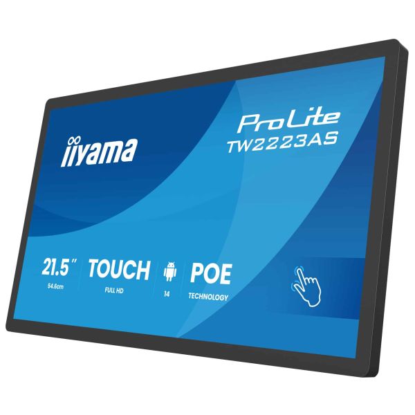 iiyama ProLite TW2223AS-B3P computer monitor 54,6 cm (21.5") Touchscreen (TW2223AS-B3P)