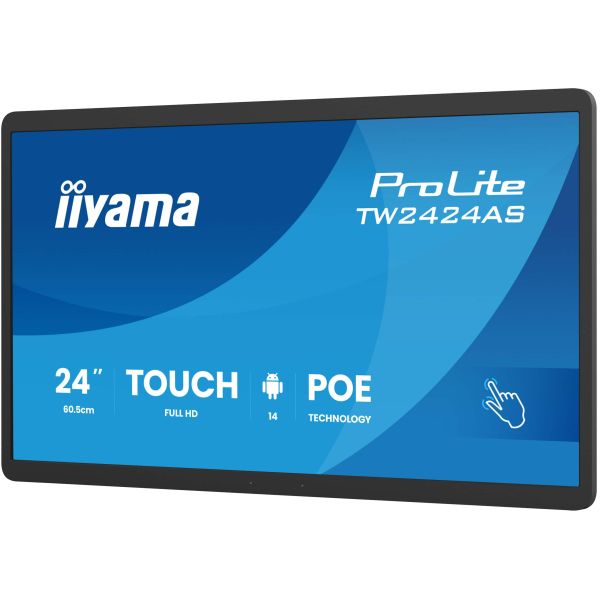 iiyama ProLite TW2424AS-B3P computer monitor 60,5 cm (23.8") Touchscreen (TW2424AS-B3P)