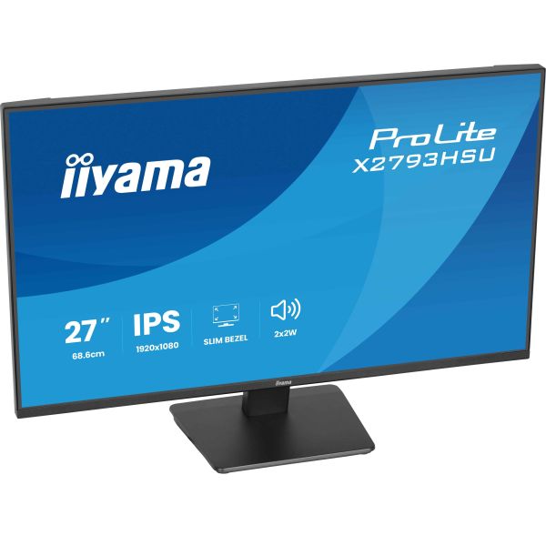 iiyama ProLite X2793HSU-B1 computer monitor 68,6 cm (27") 1920 x 1080 Pixels Full HD LED Zwart (X2793HSU-B1)