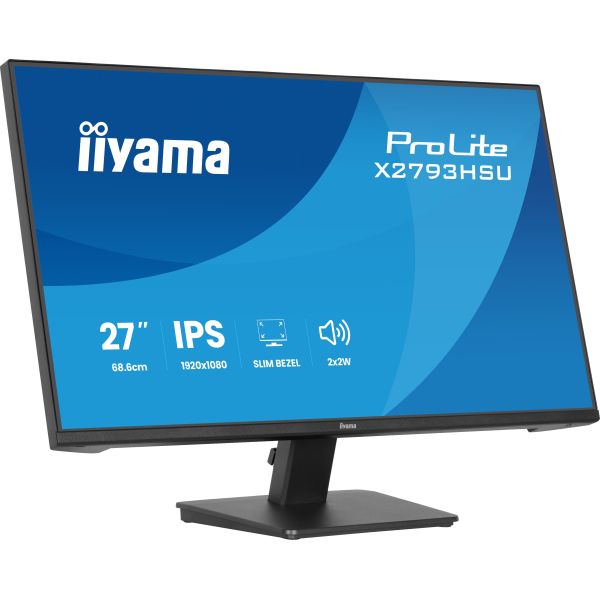 iiyama ProLite X2793HSU-B1 computer monitor 68,6 cm (27") 1920 x 1080 Pixels Full HD LED Zwart