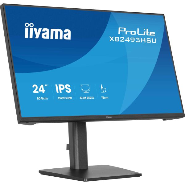 iiyama ProLite XB2493HSU-B1 computer monitor 60,5 cm (23.8") 1920 x 1080 Pixels Full HD LED Zwart (XB2493HSU-B1)
