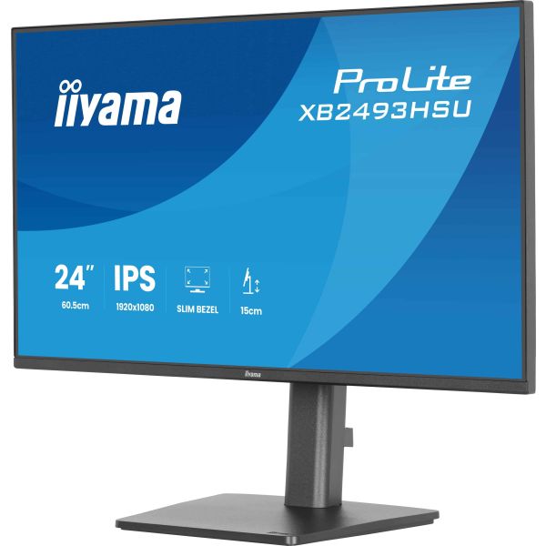iiyama ProLite XB2493HSU-B1 computer monitor 60,5 cm (23.8") 1920 x 1080 Pixels Full HD LED Zwart (XB2493HSU-B1)