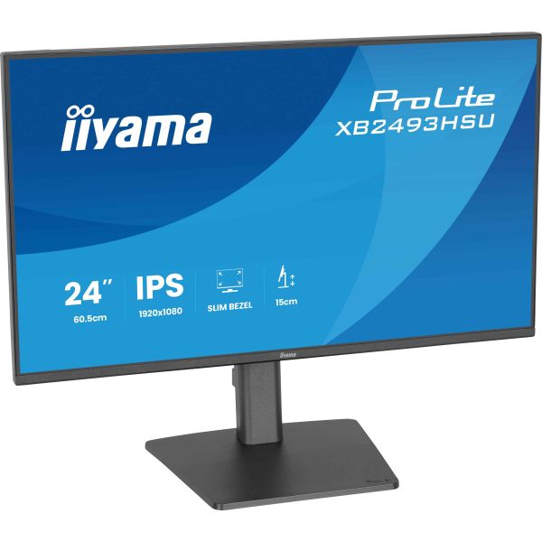 iiyama ProLite XB2493HSU-B1 computer monitor 60,5 cm (23.8") 1920 x 1080 Pixels Full HD LED Zwart (XB2493HSU-B1)