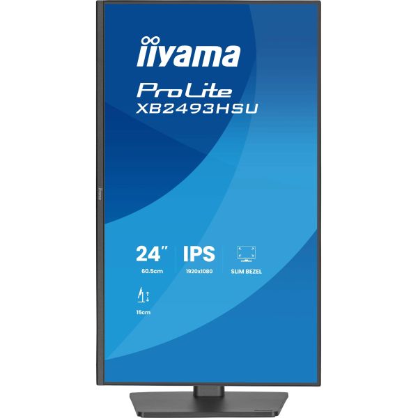 iiyama ProLite XB2493HSU-B1 computer monitor 60,5 cm (23.8") 1920 x 1080 Pixels Full HD LED Zwart (XB2493HSU-B1)