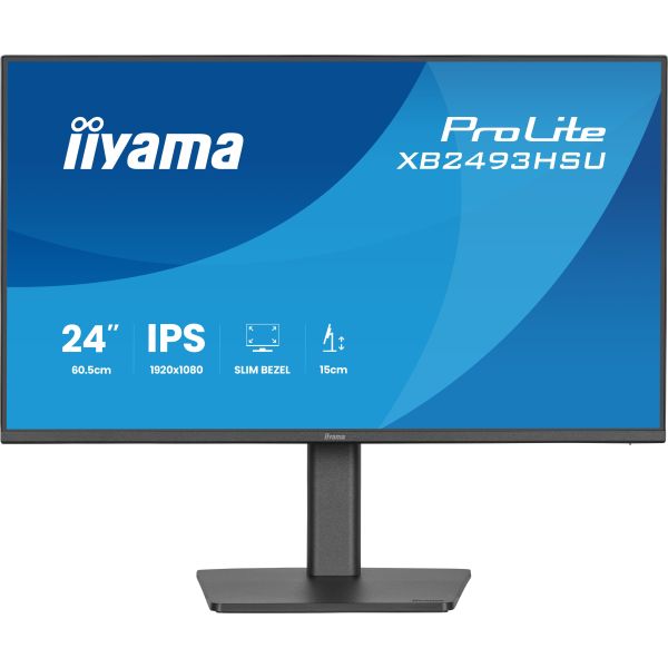 iiyama ProLite XB2493HSU-B1 computer monitor 60,5 cm (23.8") 1920 x 1080 Pixels Full HD LED Zwart (XB2493HSU-B1)