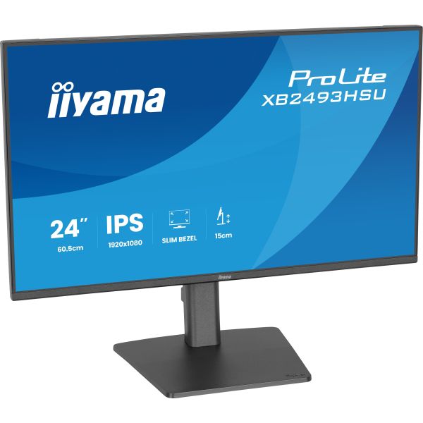 iiyama ProLite XB2493HSU-B1 computer monitor 60,5 cm (23.8") 1920 x 1080 Pixels Full HD LED Zwart (XB2493HSU-B1)
