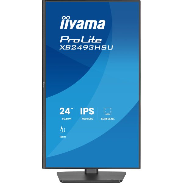 iiyama ProLite XB2493HSU-B1 computer monitor 60,5 cm (23.8") 1920 x 1080 Pixels Full HD LED Zwart (XB2493HSU-B1)