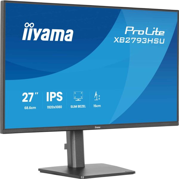 iiyama ProLite XB2793HSU-B1 computer monitor 68,6 cm (27") 1920 x 1080 Pixels Full HD LED Zwart (XB2793HSU-B1)