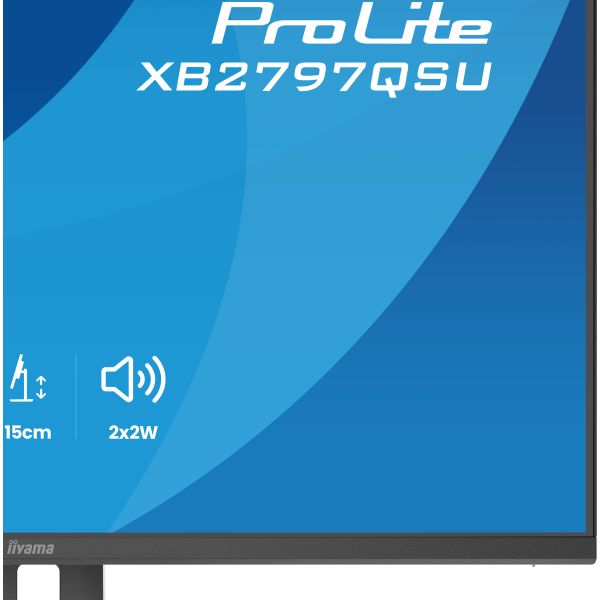iiyama ProLite XB2797QSU-B1 computer monitor 68,6 cm (27") 2560 x 1440 Pixels Quad HD LED Zwart (XB2797QSU-B1) iiyama ProLite XB2797QSU-B1 computer monitor 68,6 cm (27") 2560 x 1440 Pixels Quad HD LED Zwart (XB2797QSU-B1)