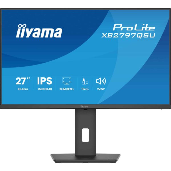 iiyama ProLite XB2797QSU-B1 computer monitor 68,6 cm (27") 2560 x 1440 Pixels Quad HD LED Zwart
