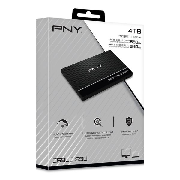 PNY SSD7CS900-4TB-RB internal solid state drive 2.5" 4000 GB SATA III (SSD7CS900-4TB-RB)