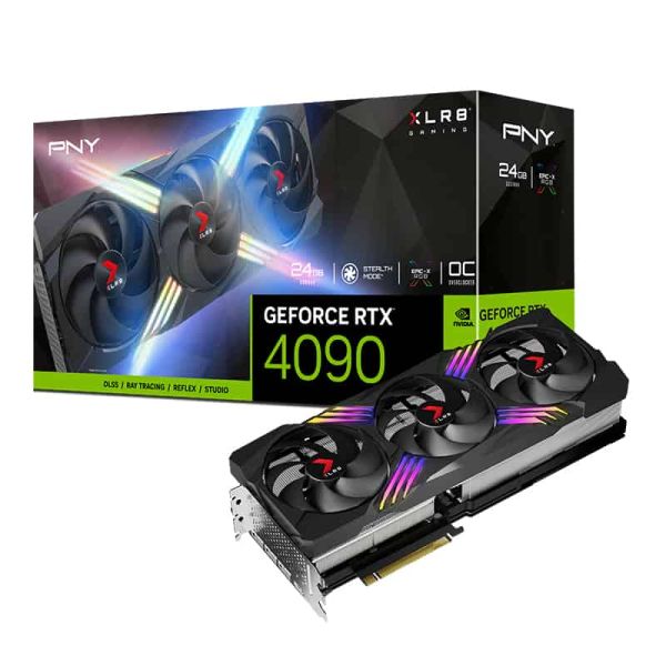 PNY GeForce RTX 4090 XLR8 Gaming VERTO NVIDIA 24 GB GDDR6X (VCG409024TFXXPB1-O)