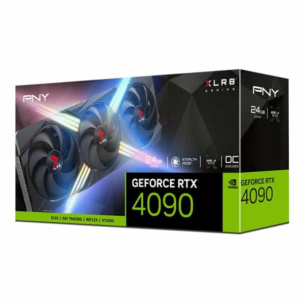 PNY GeForce RTX 4090 XLR8 Gaming VERTO NVIDIA 24 GB GDDR6X (VCG409024TFXXPB1-O)