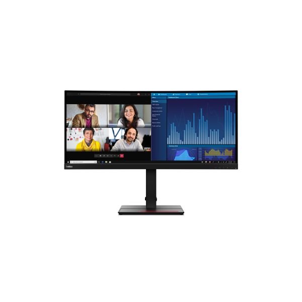 Lenovo ThinkVision P34w-20 computer monitor 86,7 cm (34.1") 3440 x 1440 Pixels Wide Quad HD LED Zwart (63F2RAR3U3)