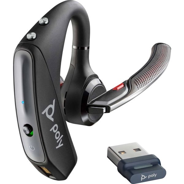 POLY Voyager 5200 USB-A Bluetooth Headset + BT700 dongle (206110-102)