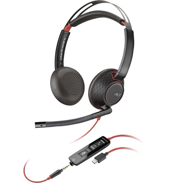 POLY Blackwire C5220 USB-C Headset + geïntegreerd snoer (207586-201) POLY Blackwire C5220 USB-C Headset + geïntegreerd snoer (207586-201)