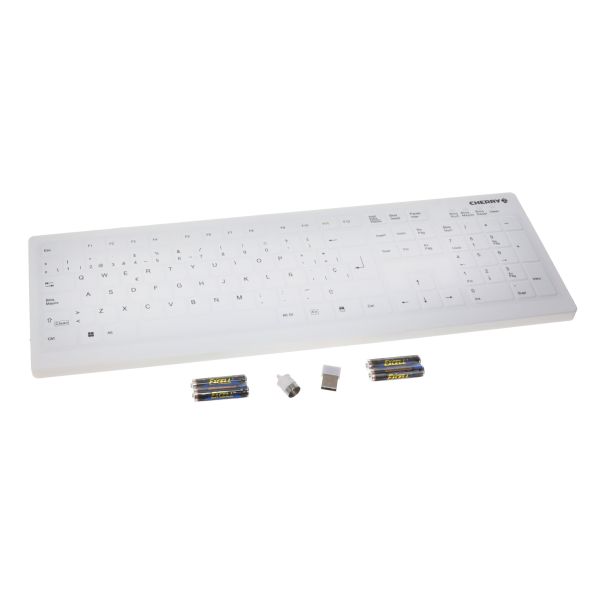 CHERRY AK-C7000 tastatur RF trådløs + (AK-C7000F-FUS-W/NOR)