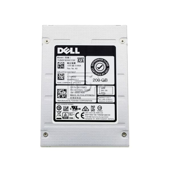 Dell 200GB 6G 2.5INCH SATA SSD (0X1RMG-RFB)