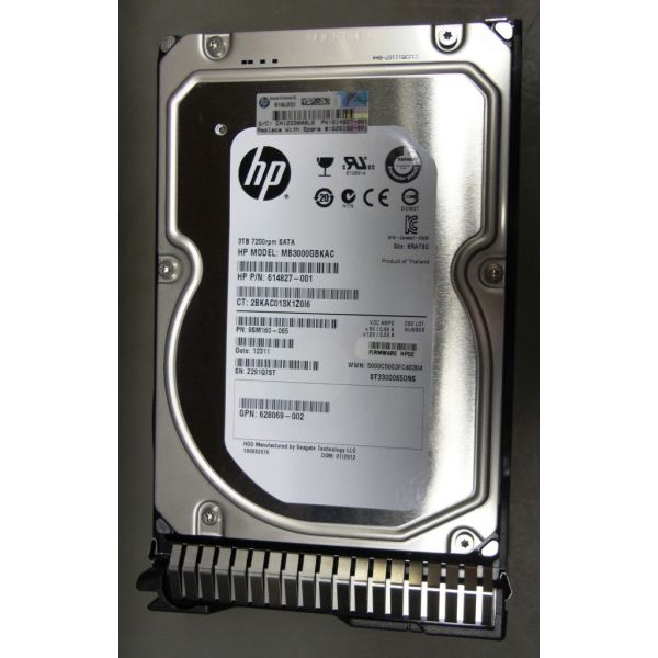HP HDD 3TB SATA 7.2k 3.5 inch (MB3000GBKAC)