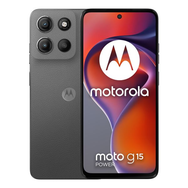 Motorola moto g15 power 17,1 cm (6.72") Dual SIM Android 15 4G USB Type-C 8 GB 512 GB 6000 mAh Grijs (PB6G0009IT)