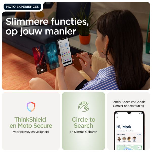 Motorola moto g06 17,5 cm (6.88") Dual SIM Android 15 4G USB Type-C 4 GB 256 GB 5200 mAh Groen (PB980011SE)