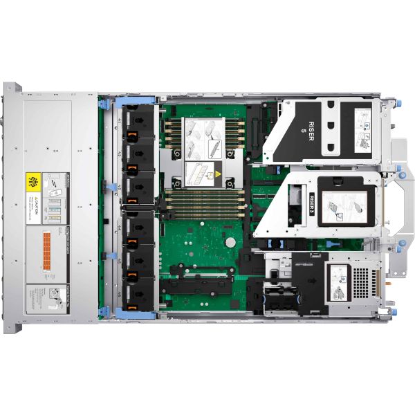 DELL R570 server 960 GB Rack (2U) Intel Xeon 6 6507P 3,5 GHz 32 GB DDR5-SDRAM 1100 W (3J05W)