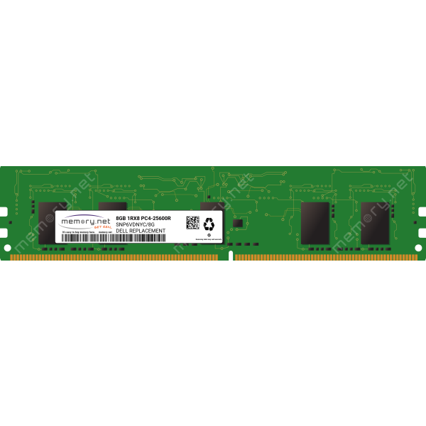 Dell 8GB 1RX8 DDR4-2666 ECC Registered RAM (SNP6VDNYC/8G-RFB)
