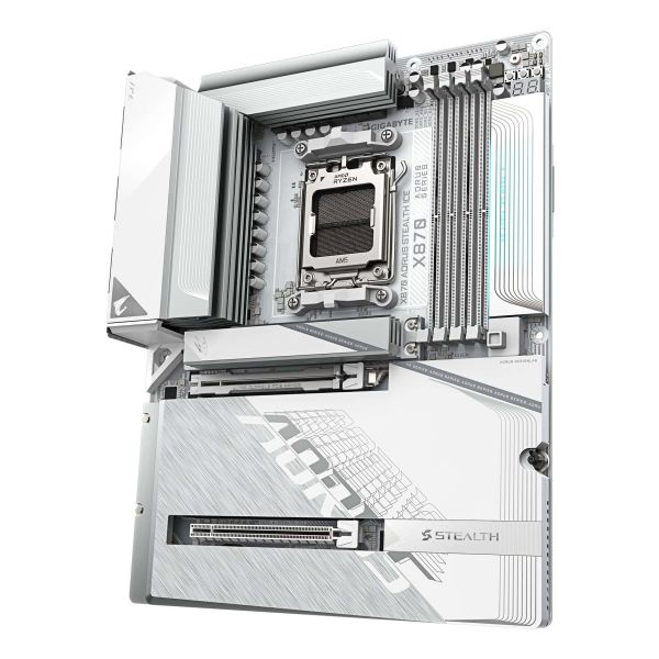 GIGABYTE X870 AORUS STEALTH ICE AMD X870 Socket AM5 ATX (X870 A STEALTH ICE)