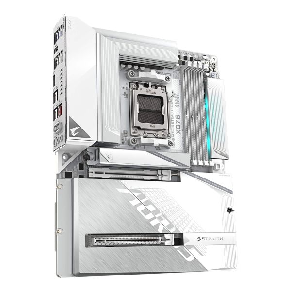 GIGABYTE X870 AORUS STEALTH ICE AMD X870 Socket AM5 ATX (X870 A STEALTH ICE)